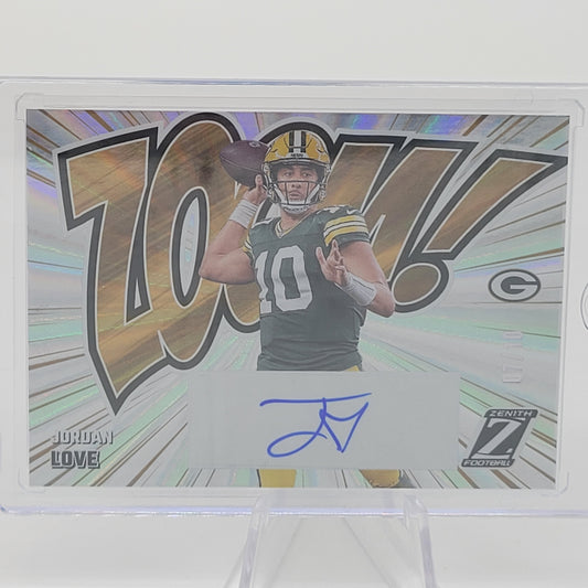 Jordan Love 2024 Zenith Football ZOOM Autographed #'d 7/10